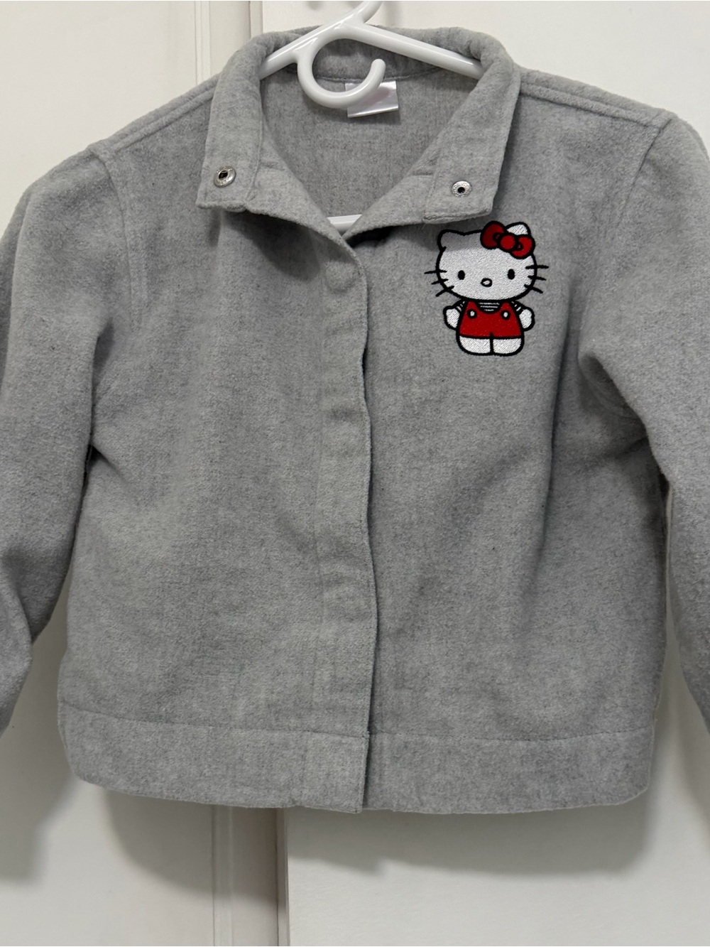 Hello Kitty Grey Fleece Jacket for Kids